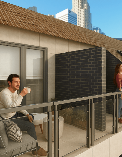 Terrazas aticos mejorados 1 Argales Central: Promoción de obra nueva